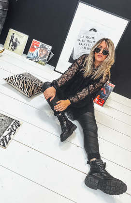 Chemise BERENICE noire