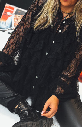 Chemise BERENICE noire