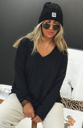 Black CESAR long-sleeved...