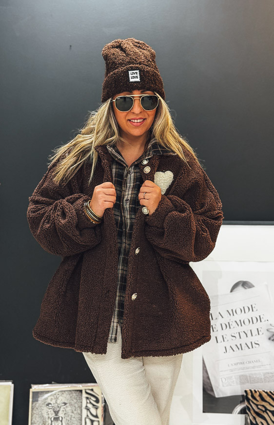 Chocolate NOEMIE jacket