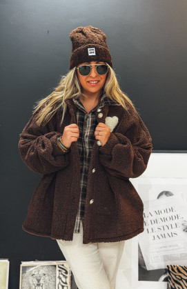 Veste NOEMIE chocolat
