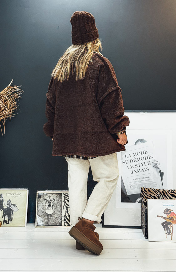 Chocolate NOEMIE jacket