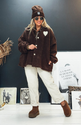 Veste NOEMIE chocolat