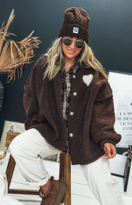 Veste NOEMIE chocolat