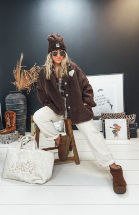 Veste NOEMIE chocolat