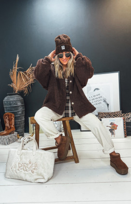 Veste NOEMIE chocolat