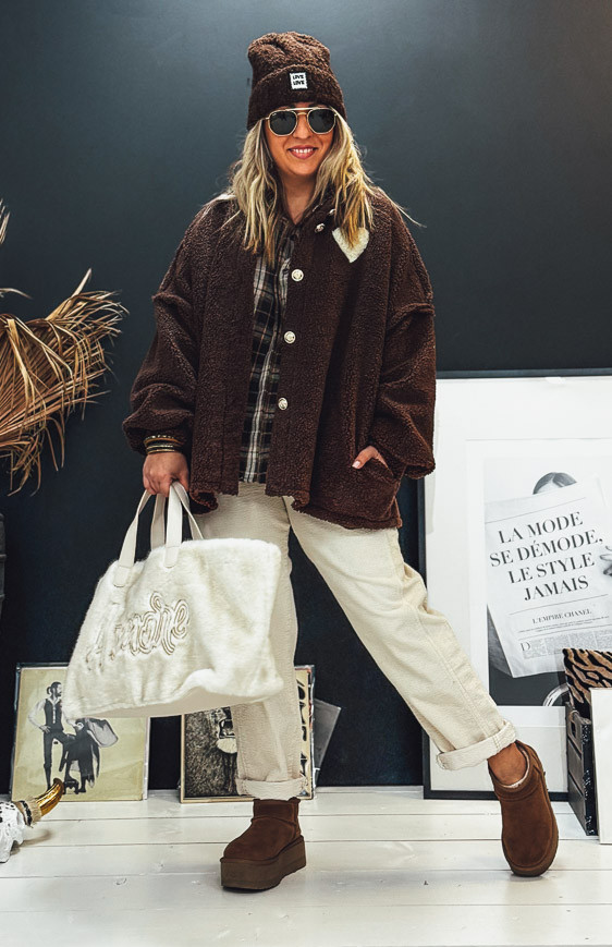 Veste NOEMIE chocolat