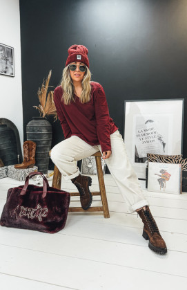 Sac TRINACRIA bordeaux