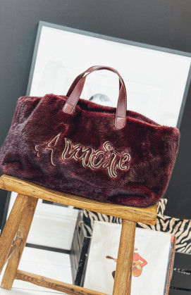 Burgundy TRINACRIA bag