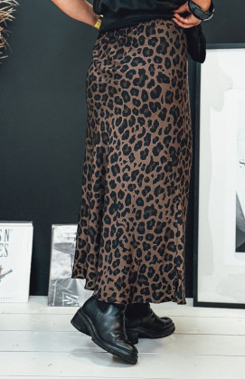 Chocolate ESTELLE long skirt