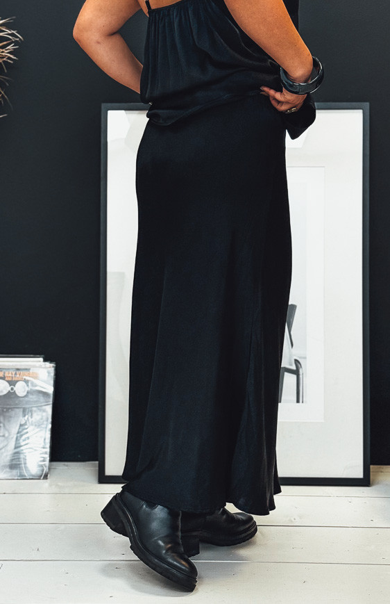 Black ADELINE long skirt