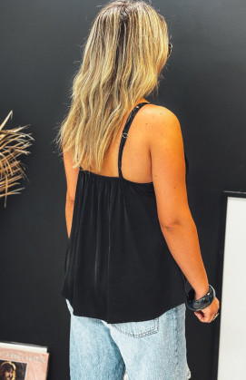 Top bretelles RUBY noir