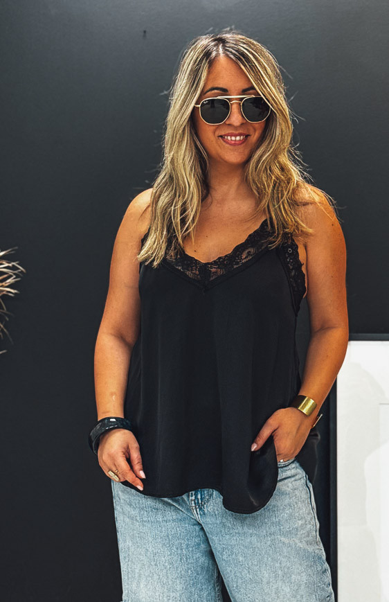 Black RUBY with straps top