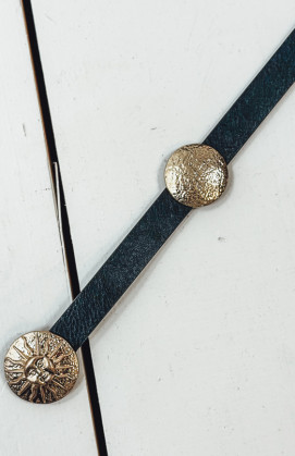 Ceinture TEODORA noir/doré