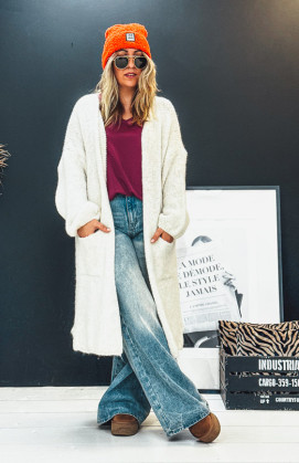 Long AMORE cardigan