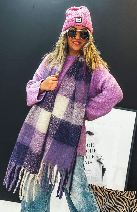 Echarpe FRANNY violette