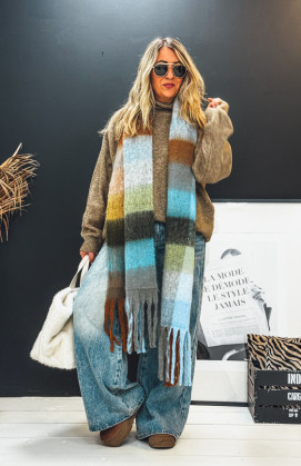Bluish FRANNY scarf