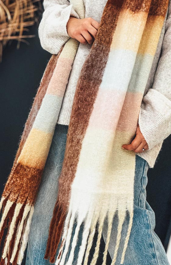 Echarpe FRANNY caramel