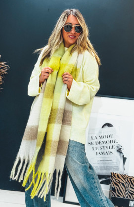 Echarpe FRANNY jaune clair