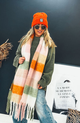 Light pink FRANNY scarf