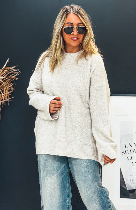 Pull LYDIE beige