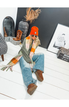 Orange STEFY beanie