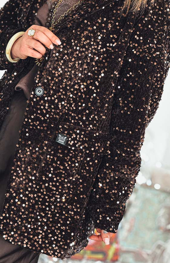 Chocolate ROMEO blazer