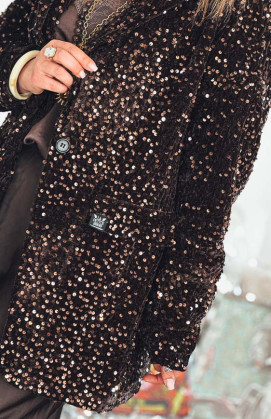 Chocolate ROMEO blazer