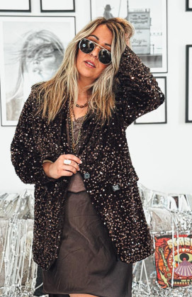 Chocolate ROMEO blazer