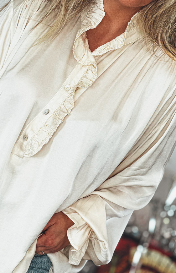 Light beige AUGUSTA blouse