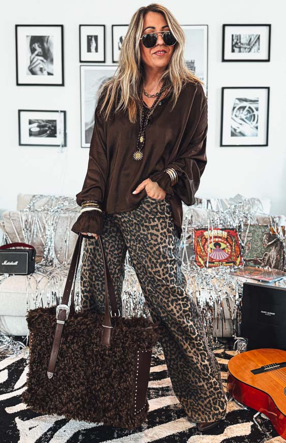 Blouse AUGUSTA chocolat