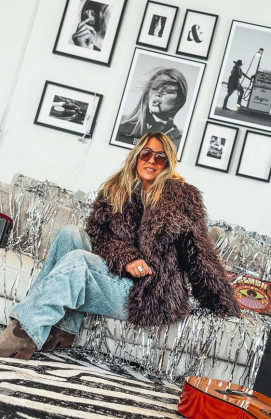 Chocolate MARIANNE jacket