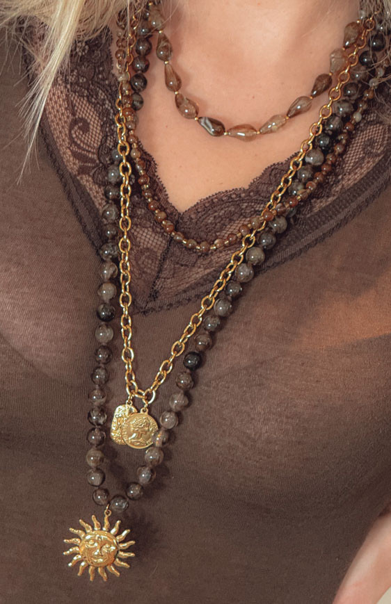 Amber NIKOS necklace