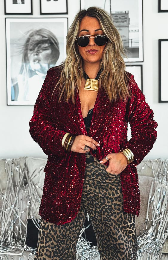 Blazer ROMEO bordeaux