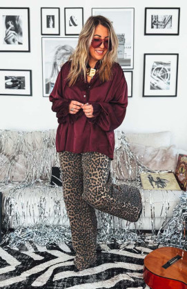 Aubergine AUGUSTA blouse