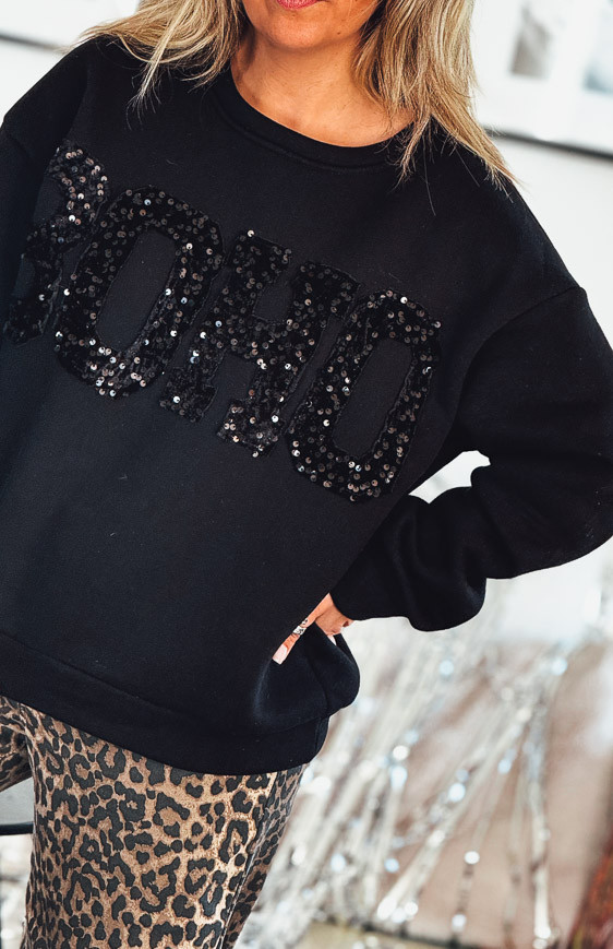 Black CLAUDIO sweatshirt