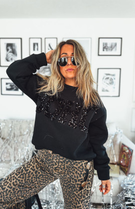 Black CLAUDIO sweatshirt