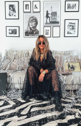 Jupe NETTY longue noire