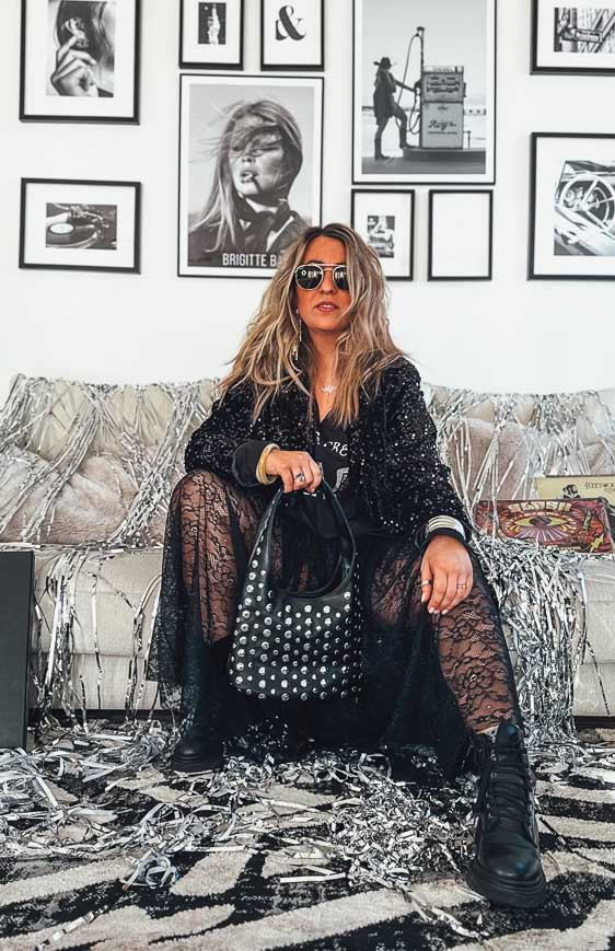 Jupe NETTY longue noire