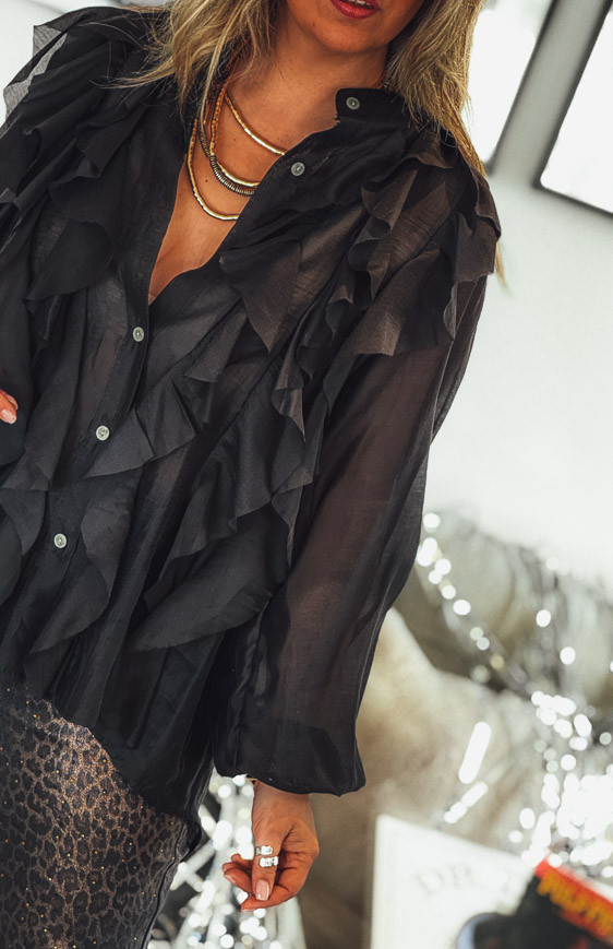 Chemise HORTENSE noire