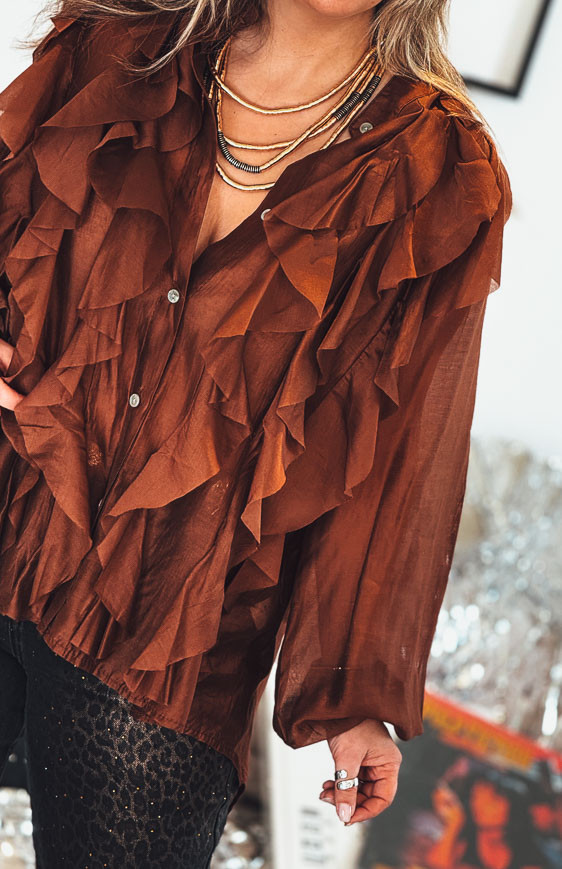 Caramel HORTENSE shirt