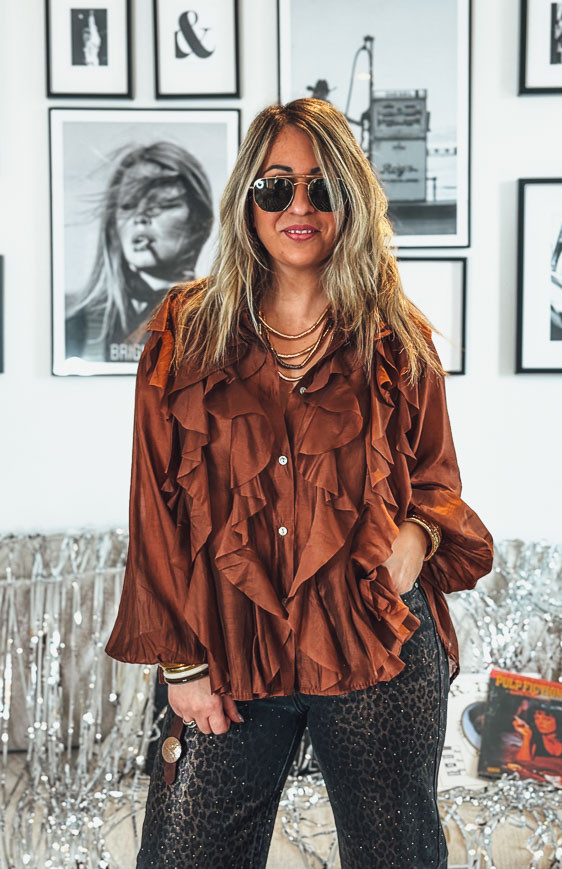 Caramel HORTENSE shirt