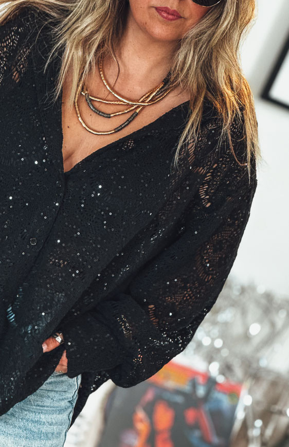 Chemise NOLINE noire