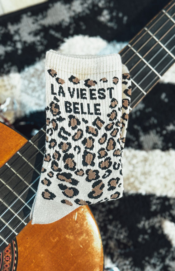 Chaussettes LADY DOLCE VITA leo/beige