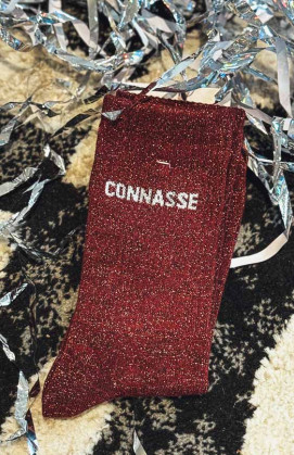 Chaussettes CONNASSE bordeaux