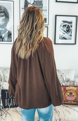 Blouse SAMANTHA chocolat