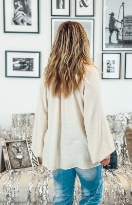 Beige SAMANTHA blouse