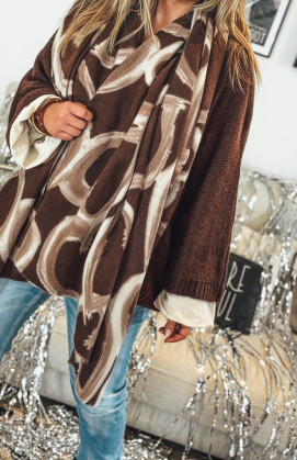 Chocolate EDDY scarf