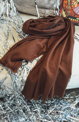 Chocolate GARETT scarf