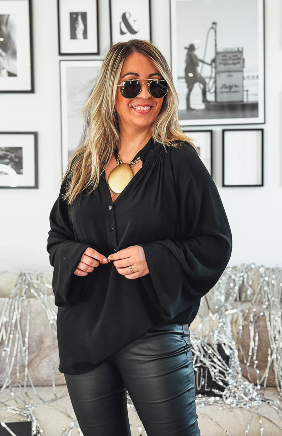 Black SAMANTHA blouse